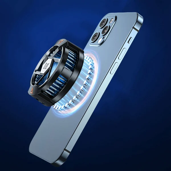 N5 Magnetik Yapıştırmalı 10W TEC Soğutma Sistemli RGB Işıklı Telefon Soğutucu Fan