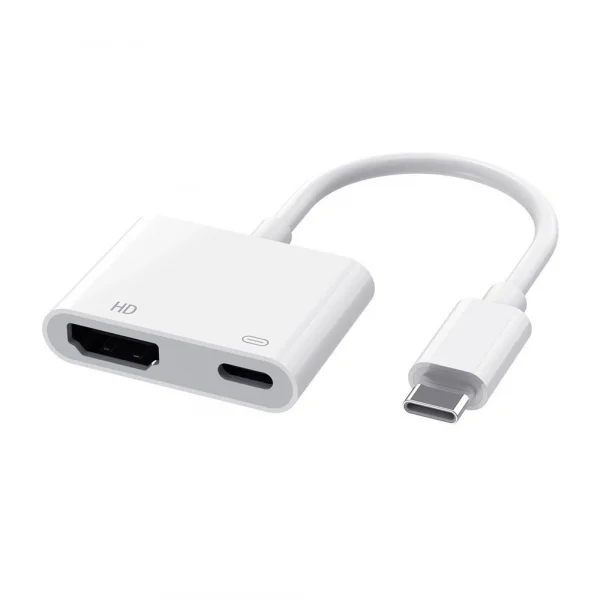 Type-C to Type-C PD100W + HDMI 4K@30Hz 2in1 Adaptör