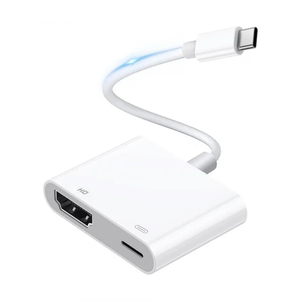 Type-C to Type-C PD100W + HDMI 4K@30Hz 2in1 Adaptör