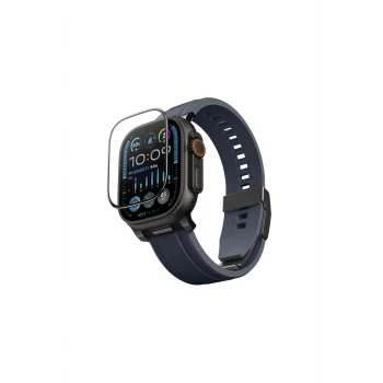 Watch Ultra 49mm Uyumlu Radix AccuGuard Seri Akıllı Saat Temperli Ekran Koruyucu Şeffaf