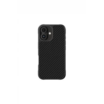 iPhone 16 Plus Kılıf Magsafe Özellikli 1500D Aramid Fiber Amazingthing Titan Max Serisi Kapak Siyah