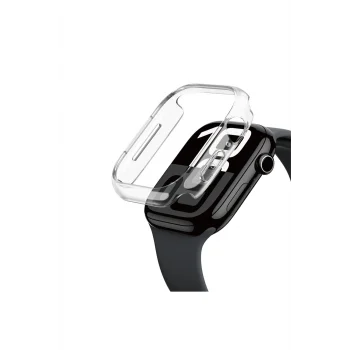 Watch 10 42mm Uyumlu Amazingthing Radix Minimal FrameLite Sert PC Kasa Koruyucu Şeffaf