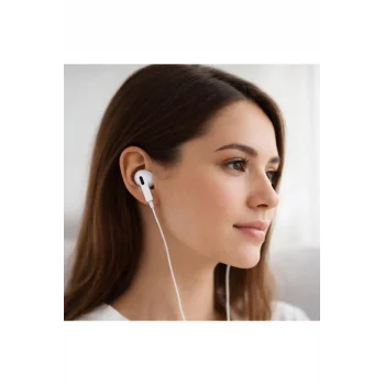 İphone 14/13/12/11/Xs/X/7/8 Serileri Uyumlu Iphone Kablolu Kulaklık Konnektörlü (TAK ÇALIŞTIR)