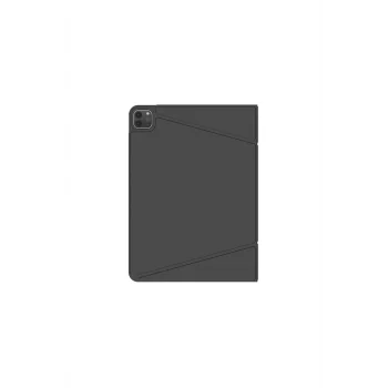 iPad Air 13 2024 Magnetik Standlı Kılıf Amazingthing Matte Pro Mag Folio Siyah