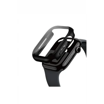 Watch 10 42mm Uyumlu Amazingthing Radix Minimal FullGuard Sert PC Kasa ve Ekran Koruyucu Siyah