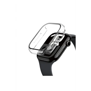 Watch 10 42mm Uyumlu Amazingthing Radix Minimal FullGuard Sert PC Kasa ve Ekran Koruyucu Şeffaf