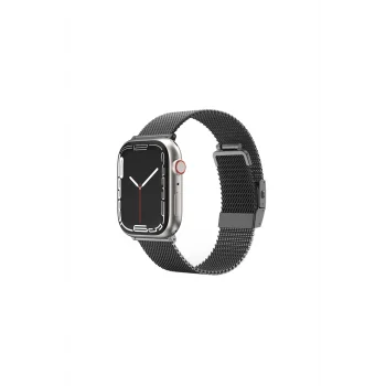 Watch 10 42mm Amazingthing Titan Metal Hasır Kordon Siyah