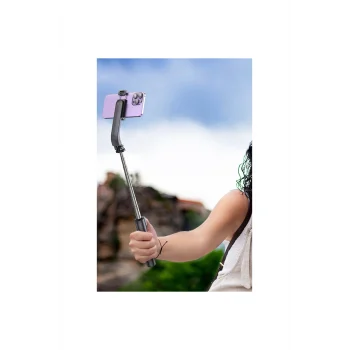 1 Metre Broadcast Holder Selfie Çubuğu - Siyah