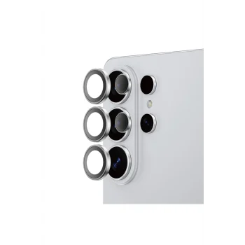 Galaxy S26 Ultra Titan Anti Reflective Kamera Lens Koruyucu Uygulama Aparatlı Gümüş