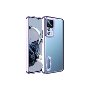 Xiaomi Mi 12T Uyumlu Kılıf Kamera Korumalı Logo Gösteren Kapak