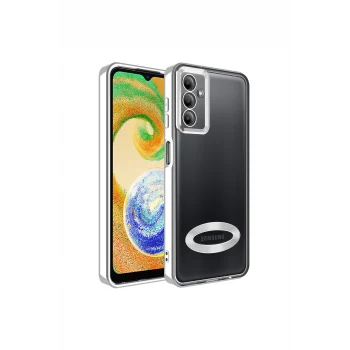Samsung A04S Kılıf Kamera Korumalı Logo Gösteren Omega Kapak