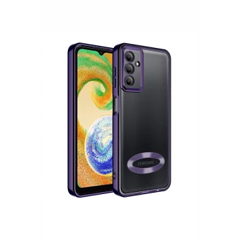 Samsung A04S Kılıf Kamera Korumalı Logo Gösteren Omega Kapak