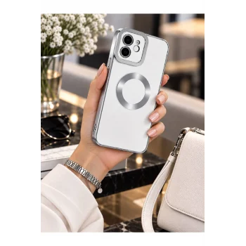 iPhone 11 Uyumlu Kılıf Kamera Korumalı Logo Gösteren Kapak