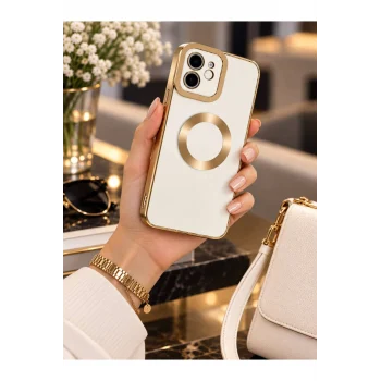 iPhone 11 Uyumlu Kılıf Kamera Korumalı Logo Gösteren Kapak