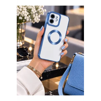 iPhone 11 Uyumlu Kılıf Kamera Korumalı Logo Gösteren Kapak