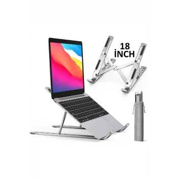 Ayarlı Laptop Macbook Uyumlu Notebook Yükseltici Tutucu Stand Alüminyum