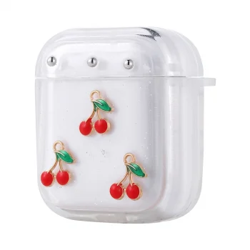 Airpods Airbag 44 Airbag Tasarımlı Simli Şeffaf Kutup Kılıf