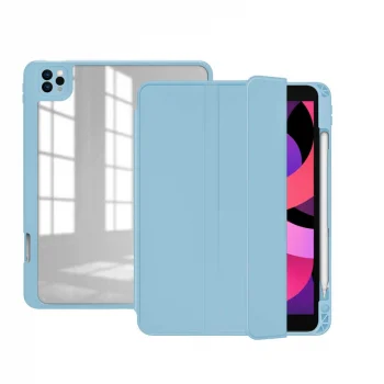 iPad Pro 11 2022 M2 Kılıf  Nort Arkası Şeffaf Standlı Kılıf