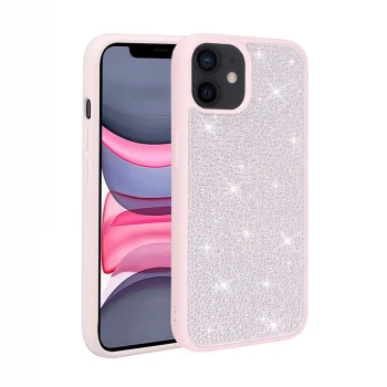 iPhone 11 Kılıf Parlak Taşlı Tasarım Ston Kapak