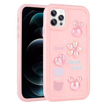 iPhone 11 Pro Kılıf Kabartma Figürlü Parlak Toys Silikon Kapak