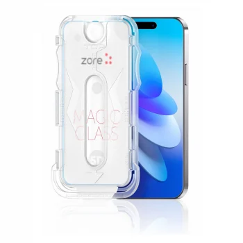 iPhone 11 Pro Kolay Uygulama Aparatlı 5D Magic Glass Cam Ekran Koruyucu