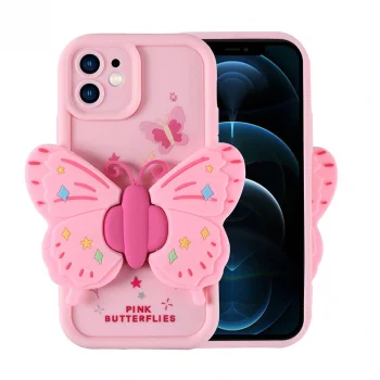 iPhone 12 Kılıf Kamera Korumalı Figür Tasarımlı Kapya Kapak