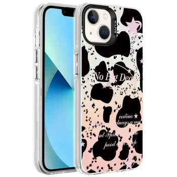 iPhone 13 Kılıf Mermer Desenli Marbello Kapak