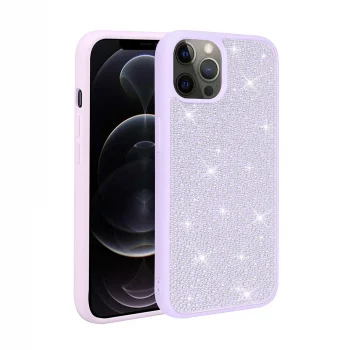 iPhone 13 Pro Kılıf Parlak Taşlı Tasarım Ston Kapak