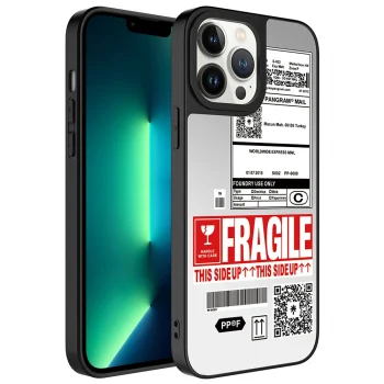 iPhone 13 Pro Max Kılıf Aynalı Desenli Kamera Korumalı Parlak Mirror Kapak