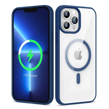 iPhone 13 Pro Max Kılıf M-safe Wireless Şarj Özellikli Silikon  Ege Kapak