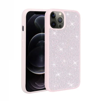 iPhone 13 Pro Max Kılıf Parlak Taşlı Tasarım Ston Kapak