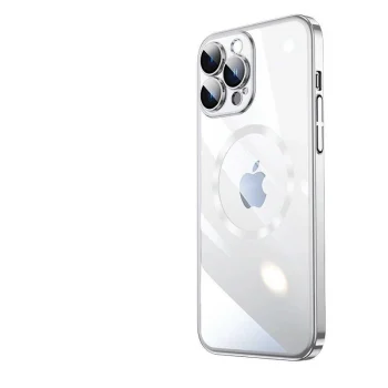 iPhone 13 Pro Max Kılıf Wireless Şarj Özellikli Sert PC  Riksos M-safe Kapak