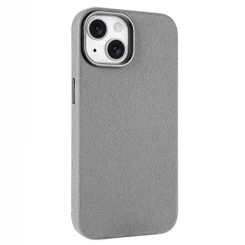 iPhone 14 Kılıf M-safe Şarj Özellikli PU Deri Adora Kapak