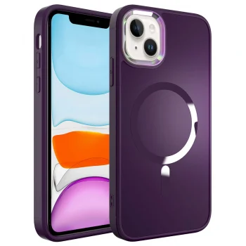 iPhone 14 Kılıf M-safe Wireless Şarj Özellikli Stil Kapak