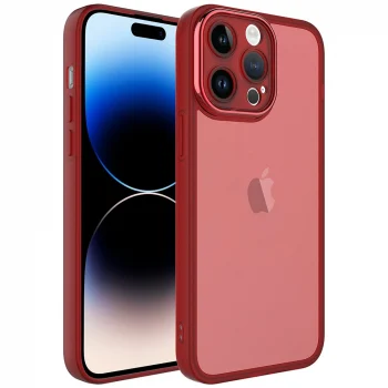 iPhone 14 Pro Kılıf Kamera Korumalı Transparan Post Kapak
