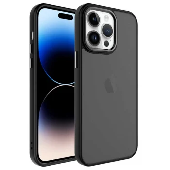 iPhone 14 Pro Max Kılıf Buzlu Sert PC  May Kapak