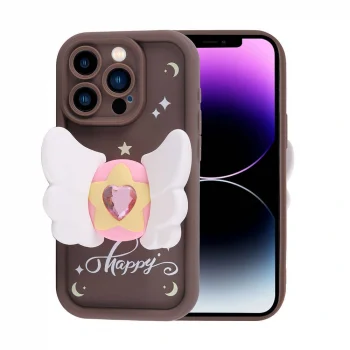 iPhone 14 Pro Max Kılıf Kamera Korumalı Figür Tasarımlı Kapya Kapak