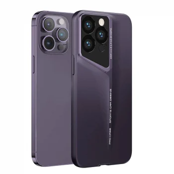iPhone 14 Pro Max Kılıf Ultra İnce Kamera Korumalı Sert Rubber Procase Kapak