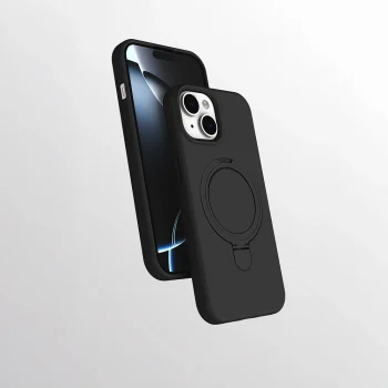 iPhone 15 Kılıf M-safe Şarj Özellikli Standlı Samara Kapak