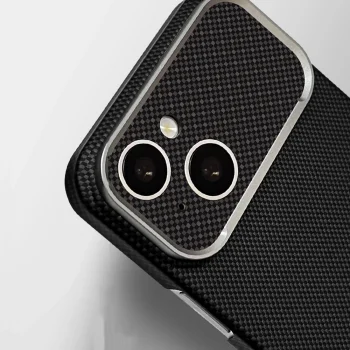 Apple iPhone 15 Kılıf M-Safe Şarj Özellikli Zore Paris Zerre Sert PC Kapak
