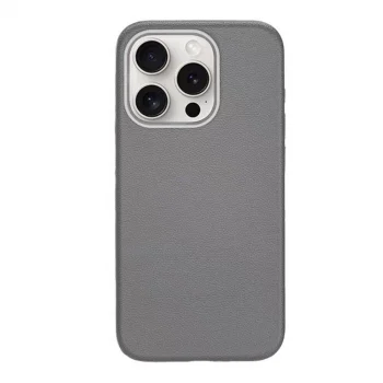 iPhone 15 Pro Kılıf M-safe Şarj Özellikli PU Deri Adora Kapak