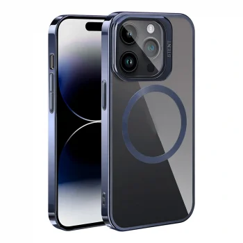 iPhone 15 Pro Kılıf M-safe Şarj Özellikli Standlı Klon Kapak