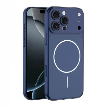 Apple iPhone 15 Pro Kılıf Zore M-Safe Şarj Özellikli Kamera Korumalı Spark Kapak