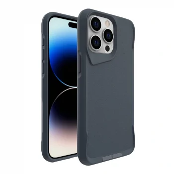 iPhone 15 Pro Max Kılıf Airbag Kenarlı T-Max Mat Standlı Kapak