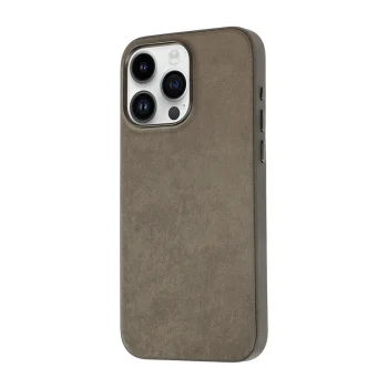 iPhone 15 Pro Max Kılıf Mikro Fiber Mimoza Kapak