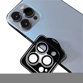 iPhone 15 Pro CL-11 Safir Parmak İzi Bırakmayan Anti-Reflective Kamera Lens Koruyucu