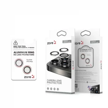 iPhone 15 Safir CL-15 Parmak İzi Bırakmayan Anti-Reflective Kamera Lens Koruyucu
