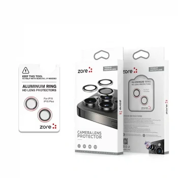 iPhone 15 Safir CL-15 Parmak İzi Bırakmayan Anti-Reflective Kamera Lens Koruyucu