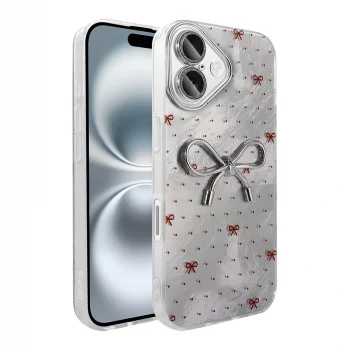 iPhone 16 Kılıf Kamera Korumalı Figürlü Ponti Silikon Kapak