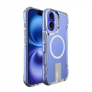 iPhone 16 Kılıf M-safe Şarj Özellikli T-Max Standlı Kapak